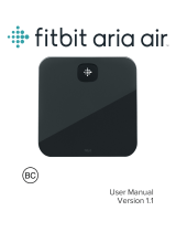 Fitbit Aria Air Smart Bathroom Scales User manual
