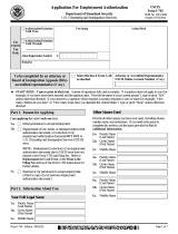 USCIS Form I-675 Operating instructions