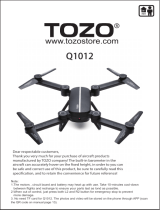 TOZO Q1012 Drone RC Quadcopter User manual