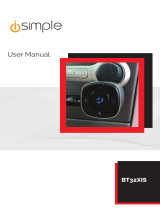 Simple AUX Bluetooth Adapter BT32XIS User manual