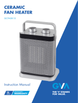 GVA Ceramic Fan Heater GCFH2K15 User manual