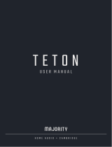 Teton MAJORITY AUDIO SPEAKER CAMBRIDGE User manual
