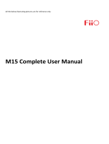 FiiO M15 Complete User manual