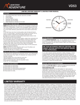 Armitron ADVENTURE VD53 Series Watch User manual