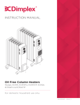 Dimplex Oil Free Column Heaters User manual