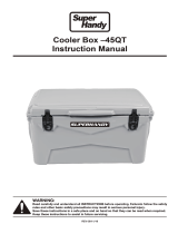 Great Circle Super Handy Cooler Box 45QT User manual