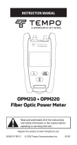 TempoOPM210/OPM220 Fiber Optic Power Meter