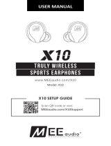MEEaudio Truely Wireless Sports Earphones X10 User manual