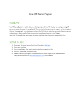 Yaw VR Game Engine User guide