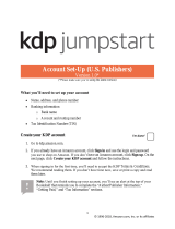 Amazon KDP Jumpstart Owner's manual