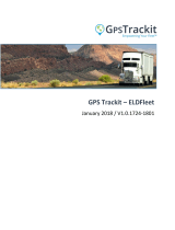 GPS Trackit ELD Fleet iOS and CalAmp 3640 User manual