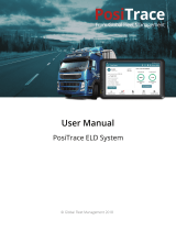 Global Fleet Management PosiTrace MDTGX6 ELD System User manual