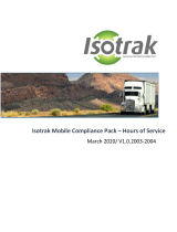 Isotrak Mobile Compliance Pack CalAmp LMU-3640 User manual