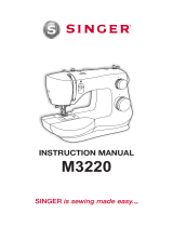 SINGER M3220 Sewing Machine User manual