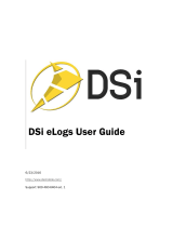 Dispatching Solutions DSi eLogs DSi eLogs-001 or higher User manual