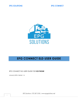 EPG Solutions EPG Connect iOS Phone EPG ELD 2 User manual