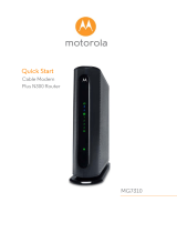 COX Cable Modem Plus N300 Router MG7310 User manual