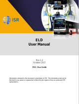 ISR Corporation ISR FleetTrack® HOS ELD Module HOS-1 User manual