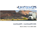 LiveViewGPS Hours Of Service ELD-OBD-LE User manual