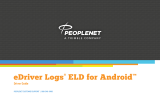 PeopleNet Connected Gateway – eDriver Logs ELD PCG001 User manual