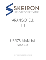 SKEIRON LOGISTICS SOFTWARE Skeiron ELD SKAR03 User manual