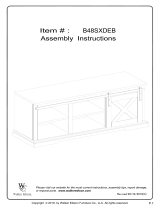 WE Walker Edison B48SXDEB Operating instructions