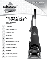 Bissell 76R9 Series Power Force Power Brush Owner's manual