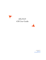 Alfa ELD (iOS) PT30 User manual