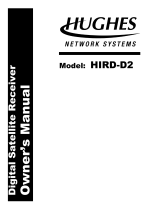 Hughes HNS HIRD-D25 Receiver Owner's manual