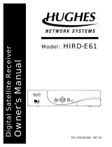 DirecTV HIRD-E61 Digital Satellite Receiver Owner's manual