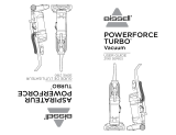 Bissell 2190 Series PowerForce Turbo Vacuum User guide