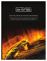 Vision Fires Vision E-Line Electric Fires User manual