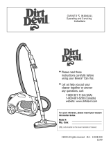 Dirt Devil Upright Bag Vacuum Cleaner User manual