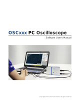 OSC xxx PC Oscilloscope Software Owner's manual