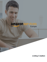 Amazon services Europe Listing Creation Owner's manual