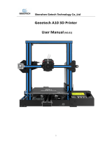 Geeetech A10 3D Printer V0.01 User manual