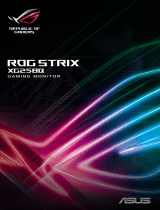 Asus XG25BQ Republic of Gamers ROG Strix Gaming Monitor User manual