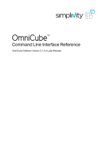 Softwaresimplivity OmniCube Command Line Interface Reference