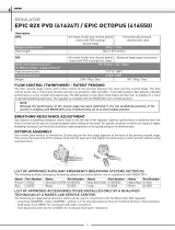 Mares Epic ADJ 82X / Epic Octopus Owner's manual