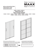 MAAX 135332-972-340-000 Incognito 76 Shaker Sliding Shower Door 56-59 x 76 in. 8 mm Installation guide