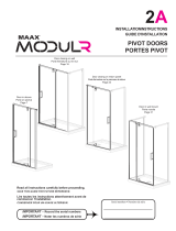 MAAX 137835-900-084-000 ModulR Pivot Shower Door Alcove 36 x 78 in. 8 mm Installation guide
