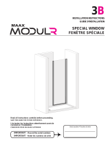 MAAX 137858-900-084-000 ModulR Pivot Shower Door Corner 48 x 34 x 78 in. 8 mm Installation guide