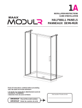 MAAX 137873-900-084-000 ModulR Pivot Shower Door Wall-mounted 60 x 36 x 78 in. 8 mm Installation guide