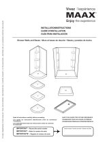 MAAX 101425-000-001 Neo-Angle Base 42 - 3 in. Installation guide