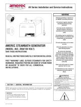 Amerec AV2/120-2T Generator Operating instructions