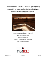 Amerec SaunaChrome WHITE LED Light Strip Kit Installation guide