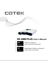 Cotek SR-1600 PLUS series User manual