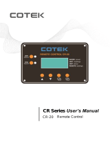 Cotek CR-20 User manual