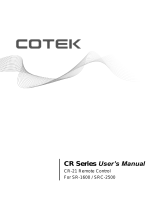 Cotek CR-21 User manual