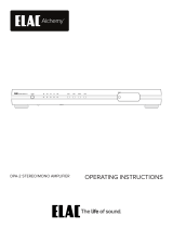 Elac DPA-2 Stereo Mode Owner's manual